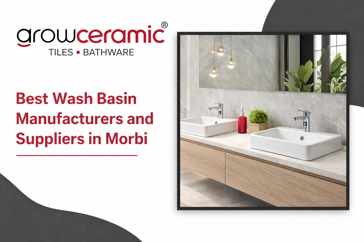 Best Wash Basin Manufacturers and Suppliers in Morbi